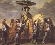 LE BRUN, Charles Chancellor Seguier at the Entry of Louis XIV into Paris in 1660 (mk08) oil painting artist